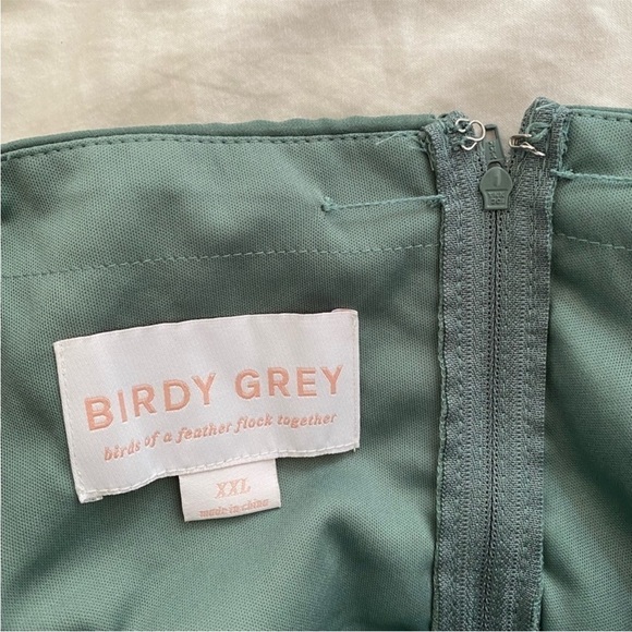 Birdy Grey Sea Glass Grace Bridesmaid Convertible Chiffon Dress - Picture 12 of 15